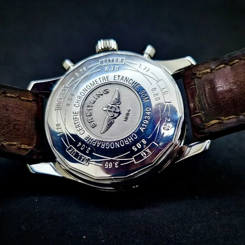 Relógio Breitling Navitimer Montbrillant Olympus Navy 43mm foto 1