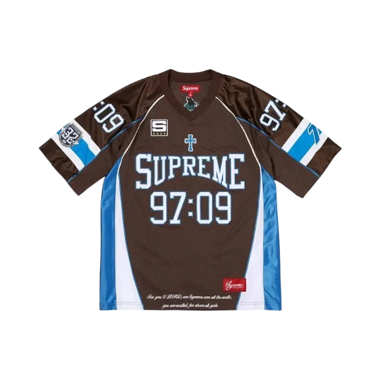 Camiseta Supreme Disciples Football Jersey Brown FW26-W7