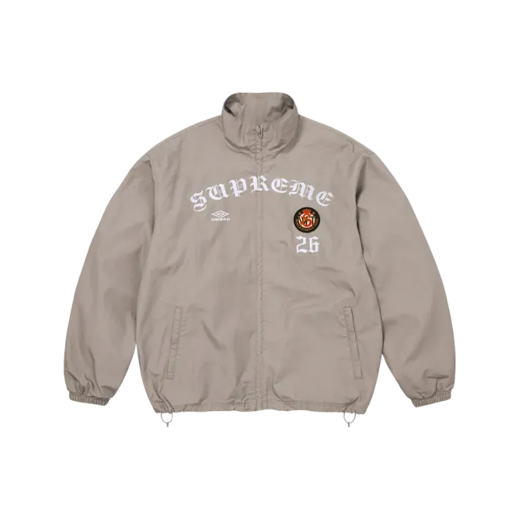 Umbro x Supreme Jaqueta Cotton Ripstop Track Grey FW26-W7