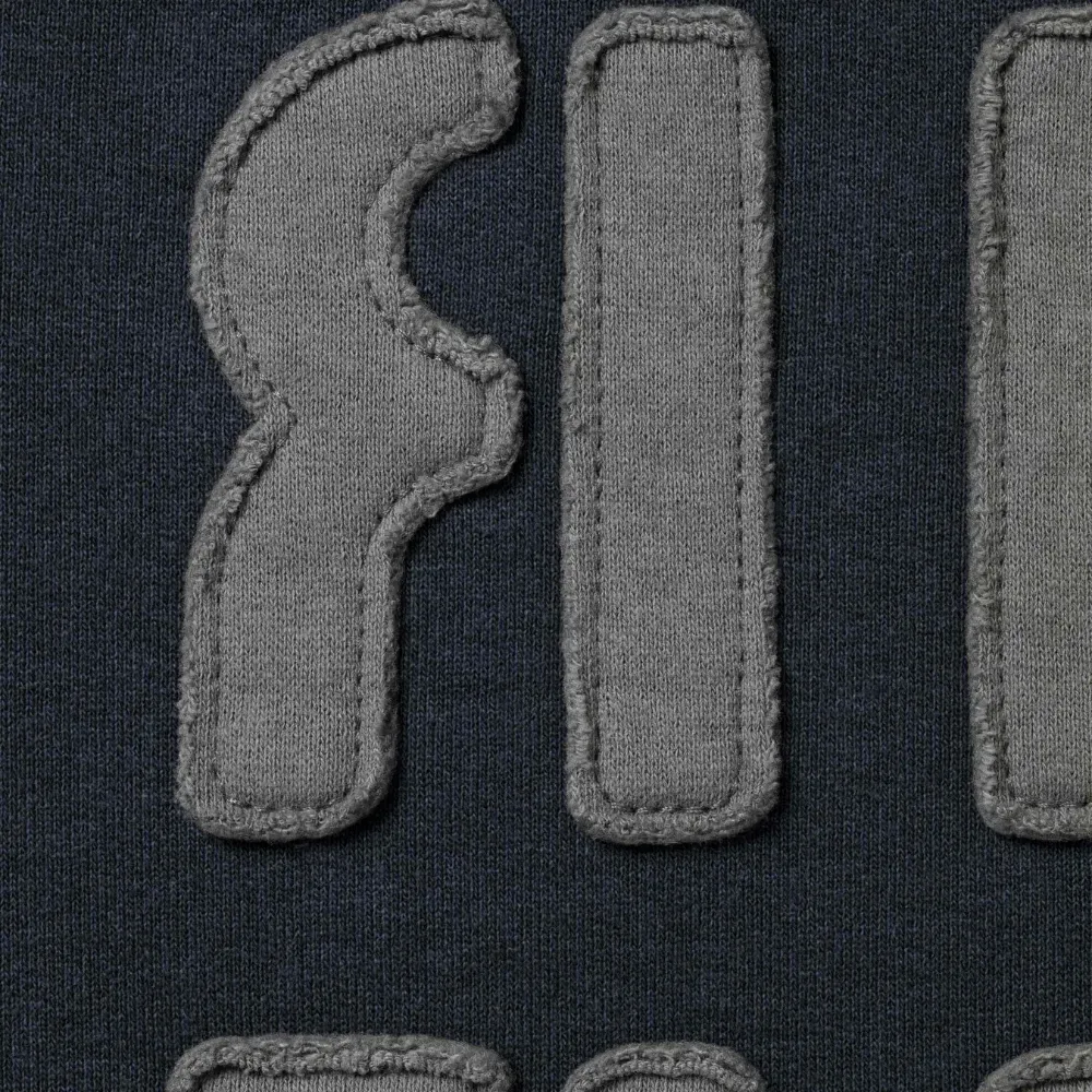 Moletom Supreme Mirrored Appliqué Hoodie Navy FW26-W7 foto 2
