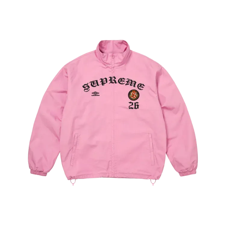 Umbro x Supreme Jaqueta Cotton Ripstop Track Pink FW26-W7