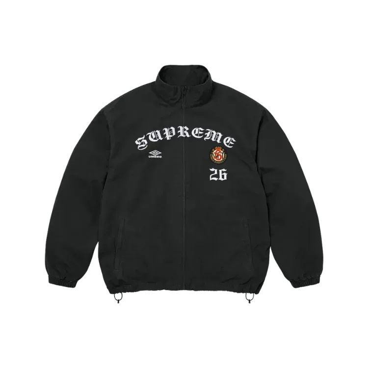 Umbro x Supreme Jaqueta Cotton Ripstop Track Black FW26-W7