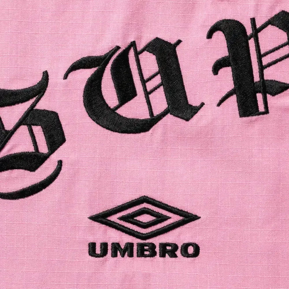 Umbro x Supreme Jaqueta Cotton Ripstop Track Pink FW26-W7 foto 3