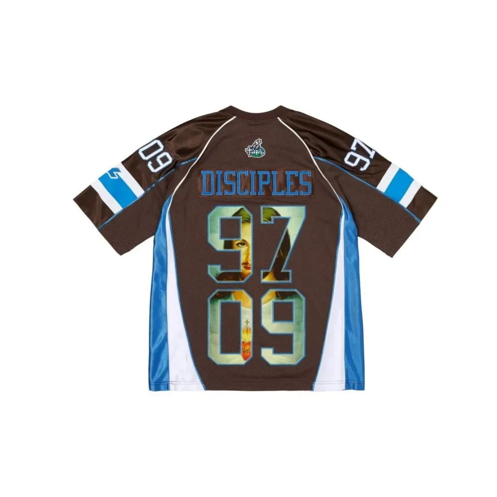 Camiseta Supreme Disciples Football Jersey Brown FW26-W7 foto 1