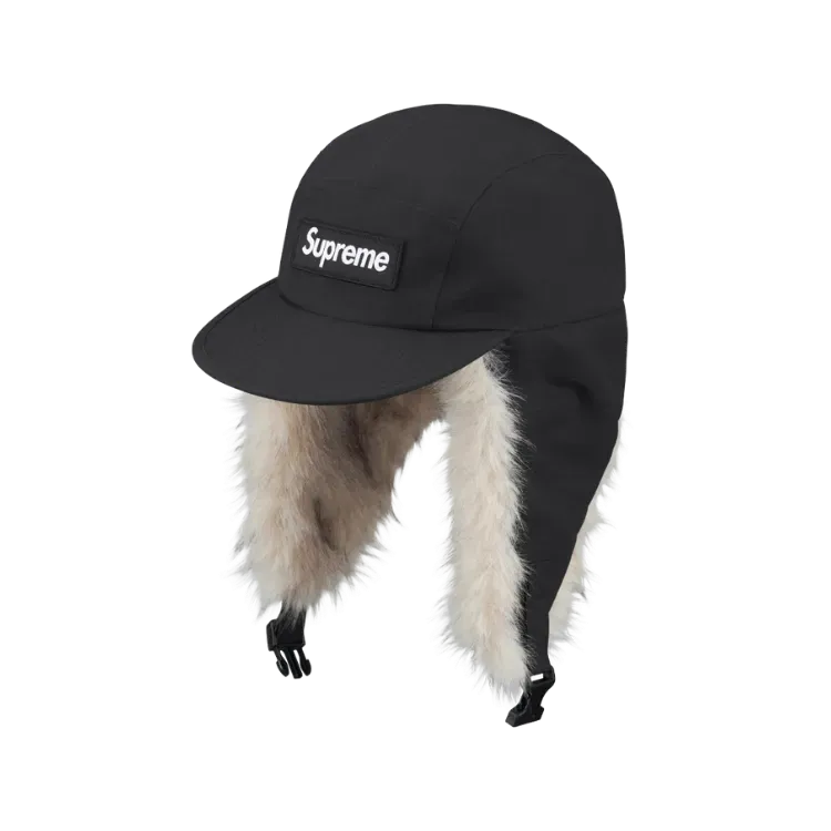 Boné Supreme GORE-TEX Earflap Camp Black FW26-W7