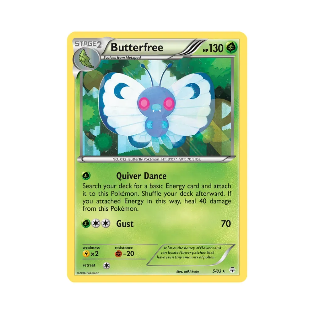 Butterfree (5/83) Gerações Pokémon TCG foto 1