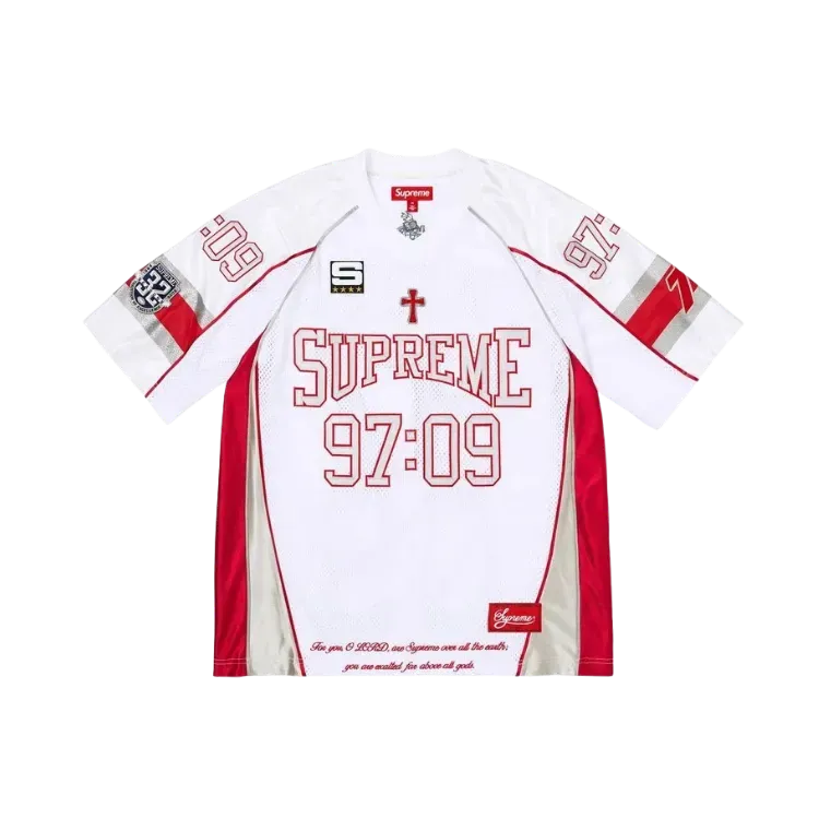 Camiseta Supreme Disciples Football Jersey White FW26-W7