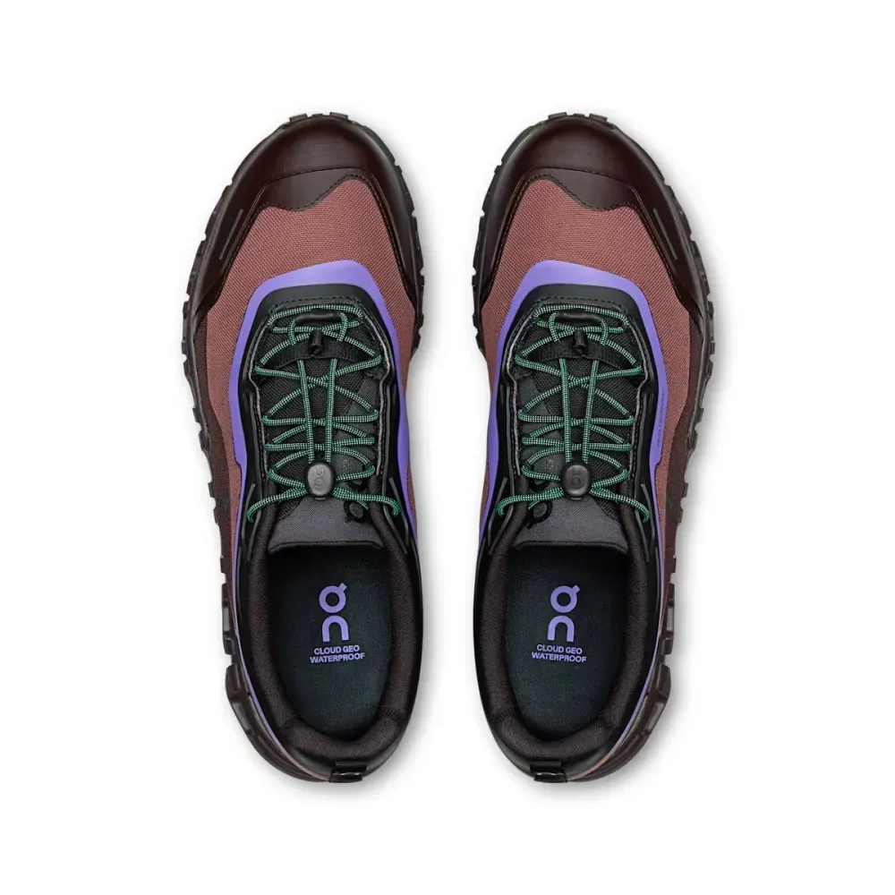 On Running Cloud 6 Geo Waterproof Black Tyrian foto 2
