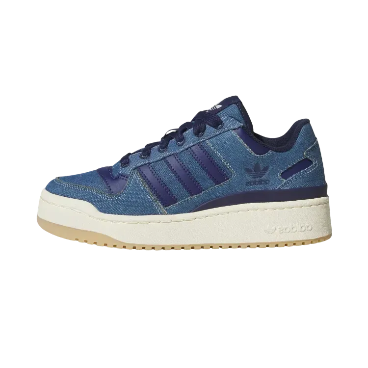 adidas Forum Bold Stripes Dark Blue Cream White