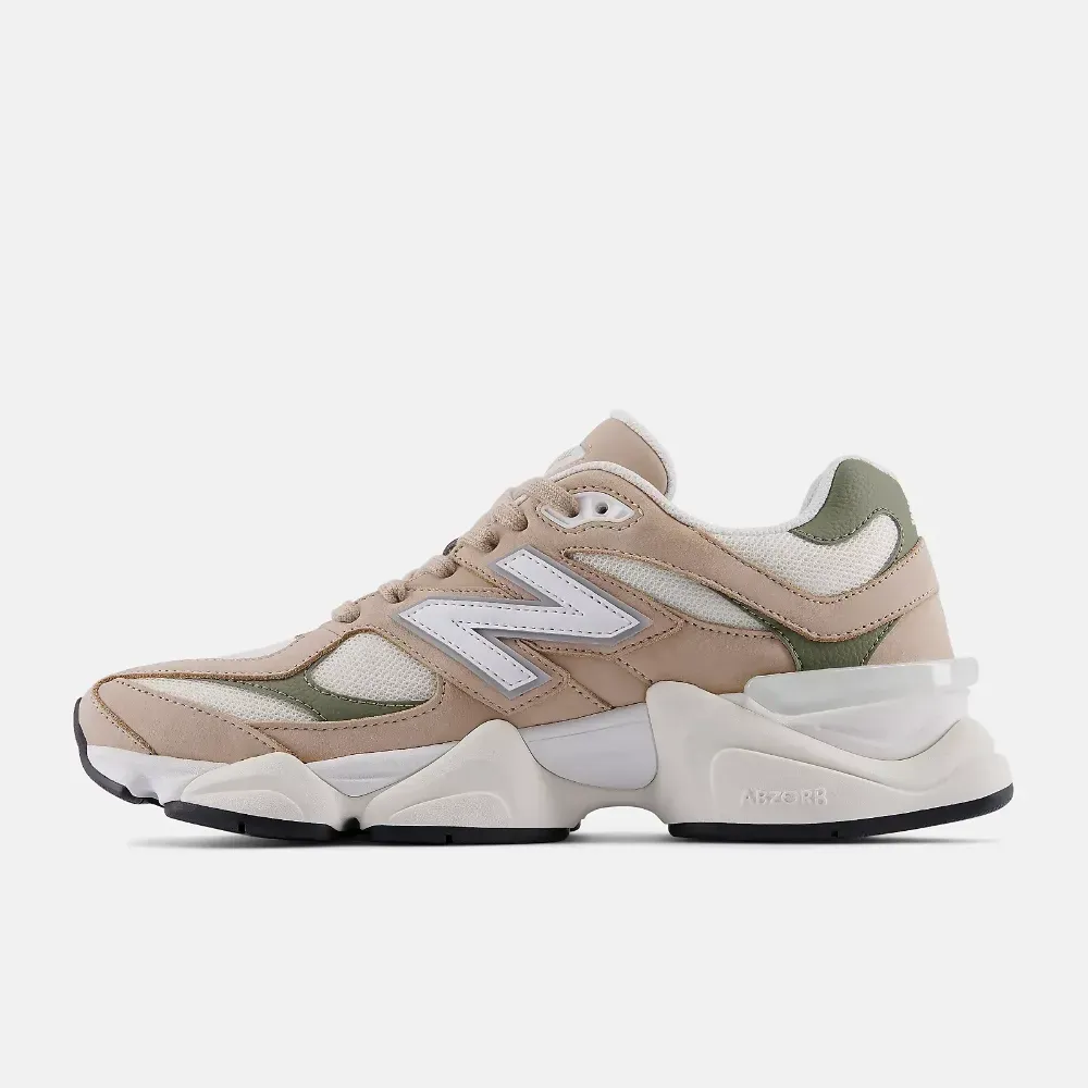 New Balance 9060 Mindful Grey Dark Olivine foto 3