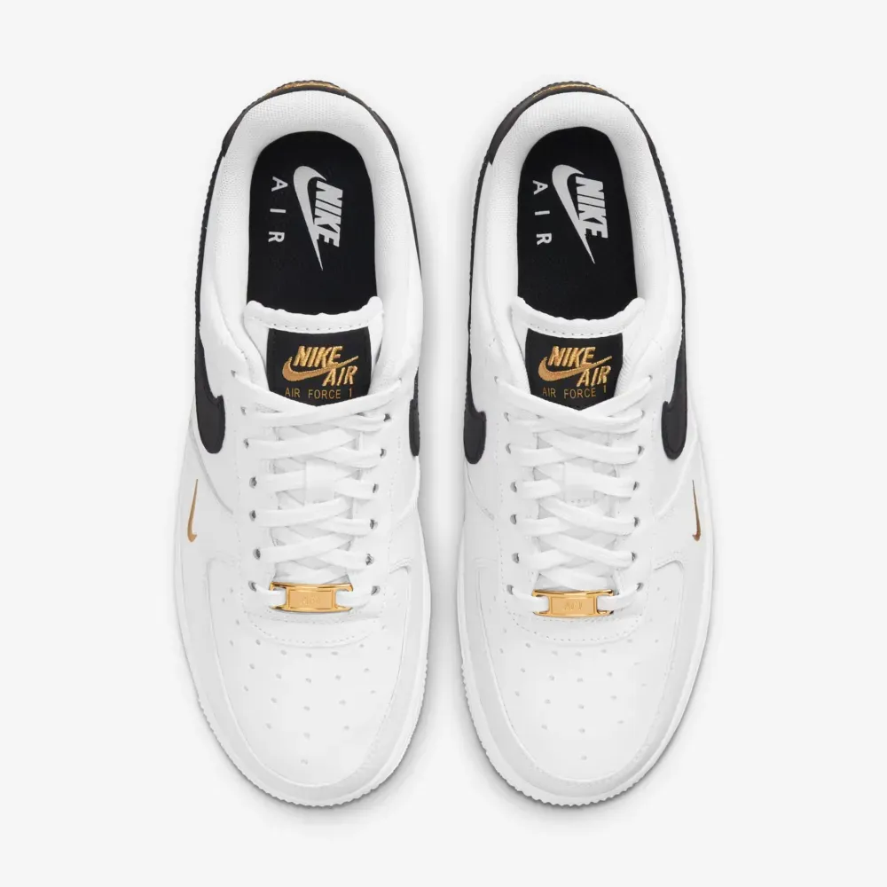 Nike Air Force 1 Low Essential White Black Gold foto 2
