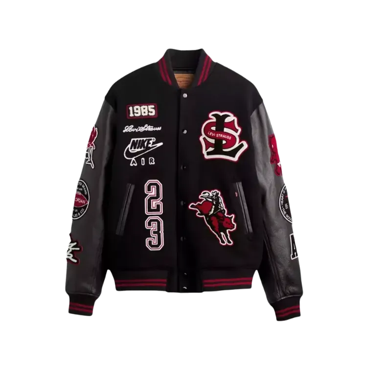Levi's x Air Jordan Jaqueta Varsity Black (Asian Sizing)