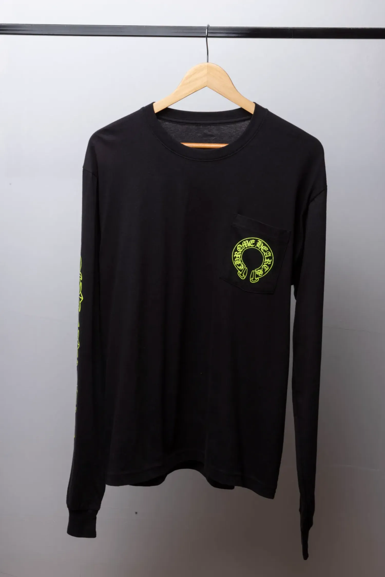 Camiseta Manga Longa Chrome Hearts Black Yellow