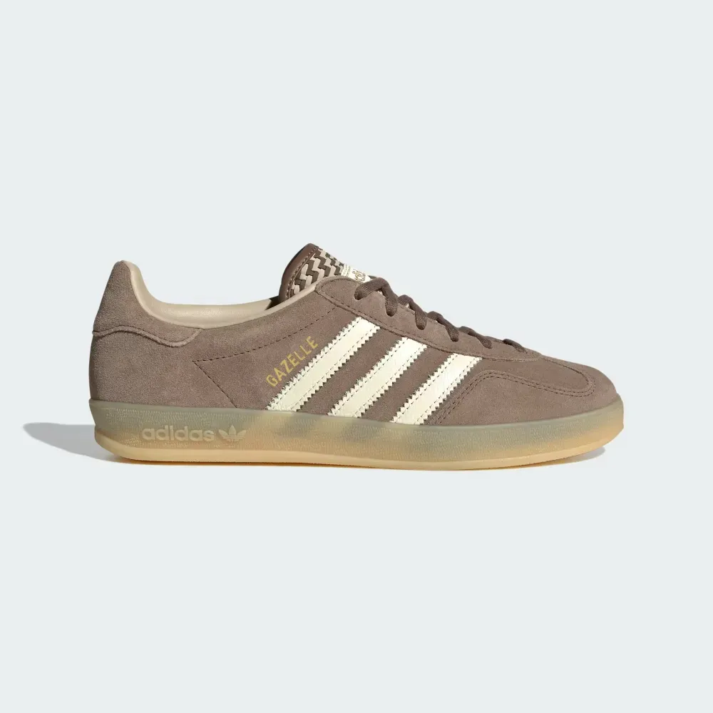 adidas Gazelle Indoor Earth Strata Off White Khaki Three foto 1