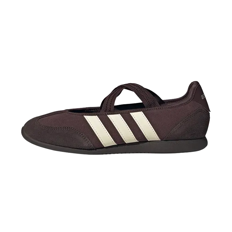 adidas Barreda Mary Jane Shadow Brown Cream White Aurora Coffee