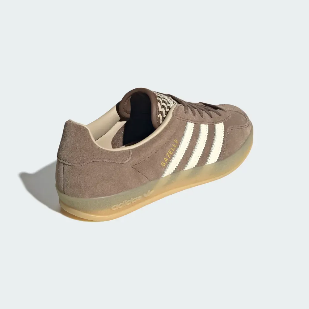 adidas Gazelle Indoor Earth Strata Off White Khaki Three foto 4
