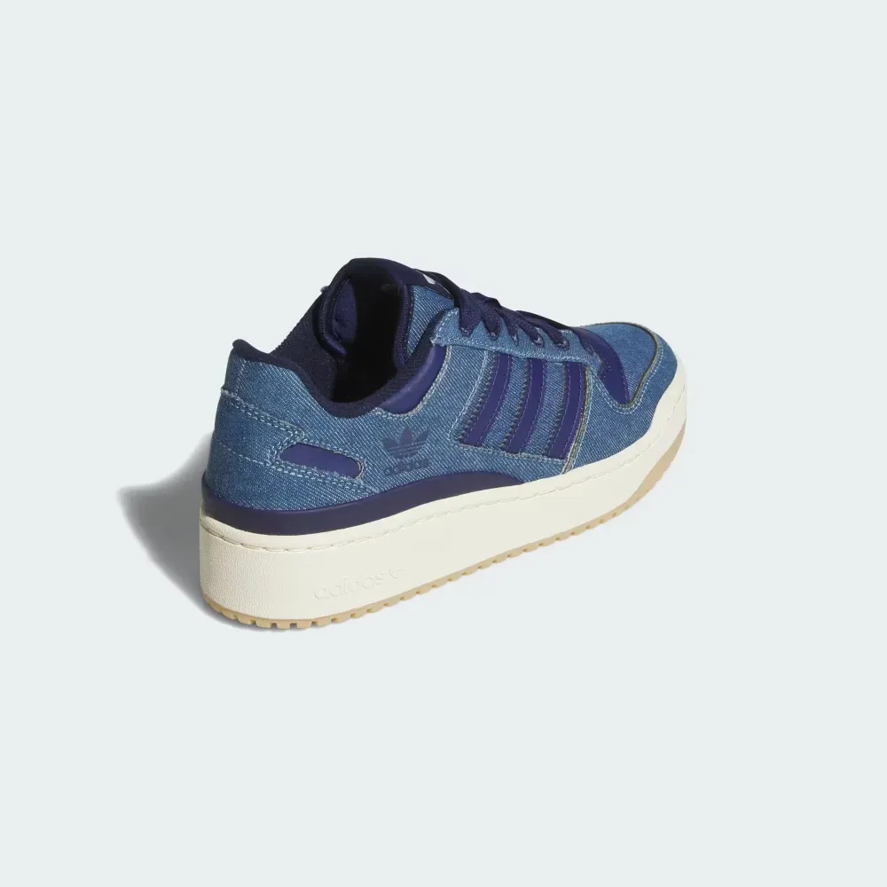 adidas Forum Bold Stripes Dark Blue Cream White foto 4