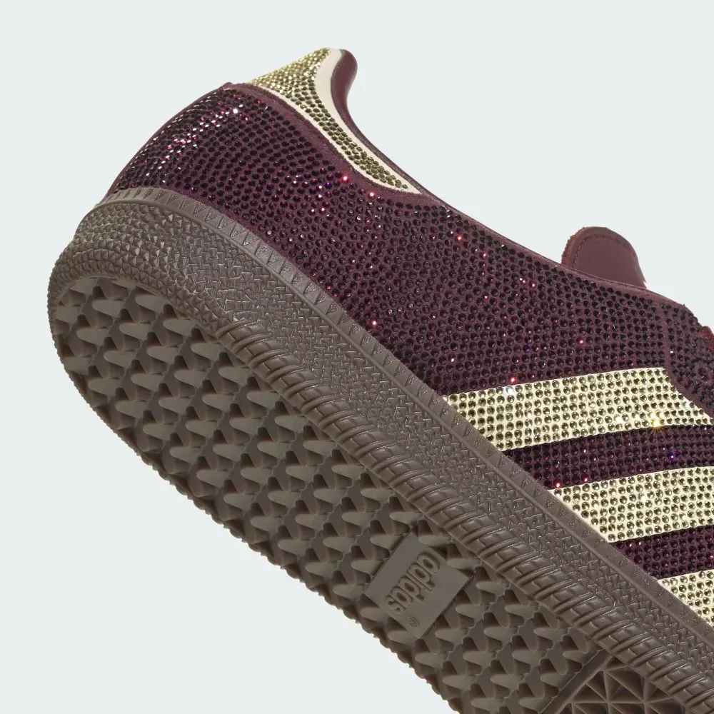 adidas Samba OG Rhinestone Maroon Warm Vanilla Gum foto 6