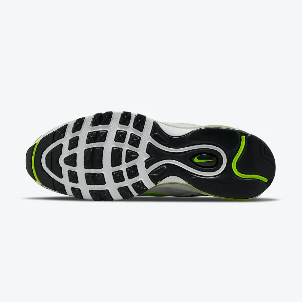 Nike Air Max 97 Reflective Logo White Black Pure Platinum Volt foto 5