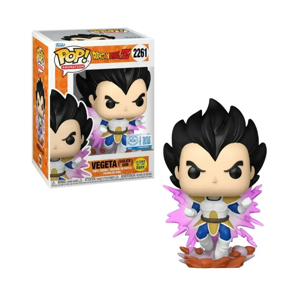 Funko Pop! Dragon Ball Z Vegeta Galick Gun Glow #2261 foto 2