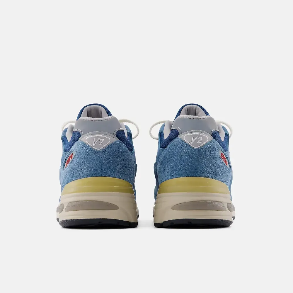 New Balance Made in UK 991V2 Bluesteel Poseidon Harbor Mist foto 4