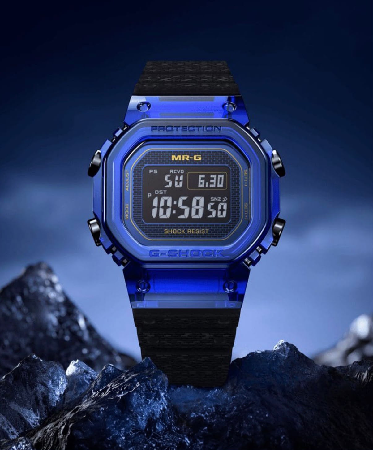 Casio transforma o clássico G-Shock em joia de safira azul por US$ 80 mil