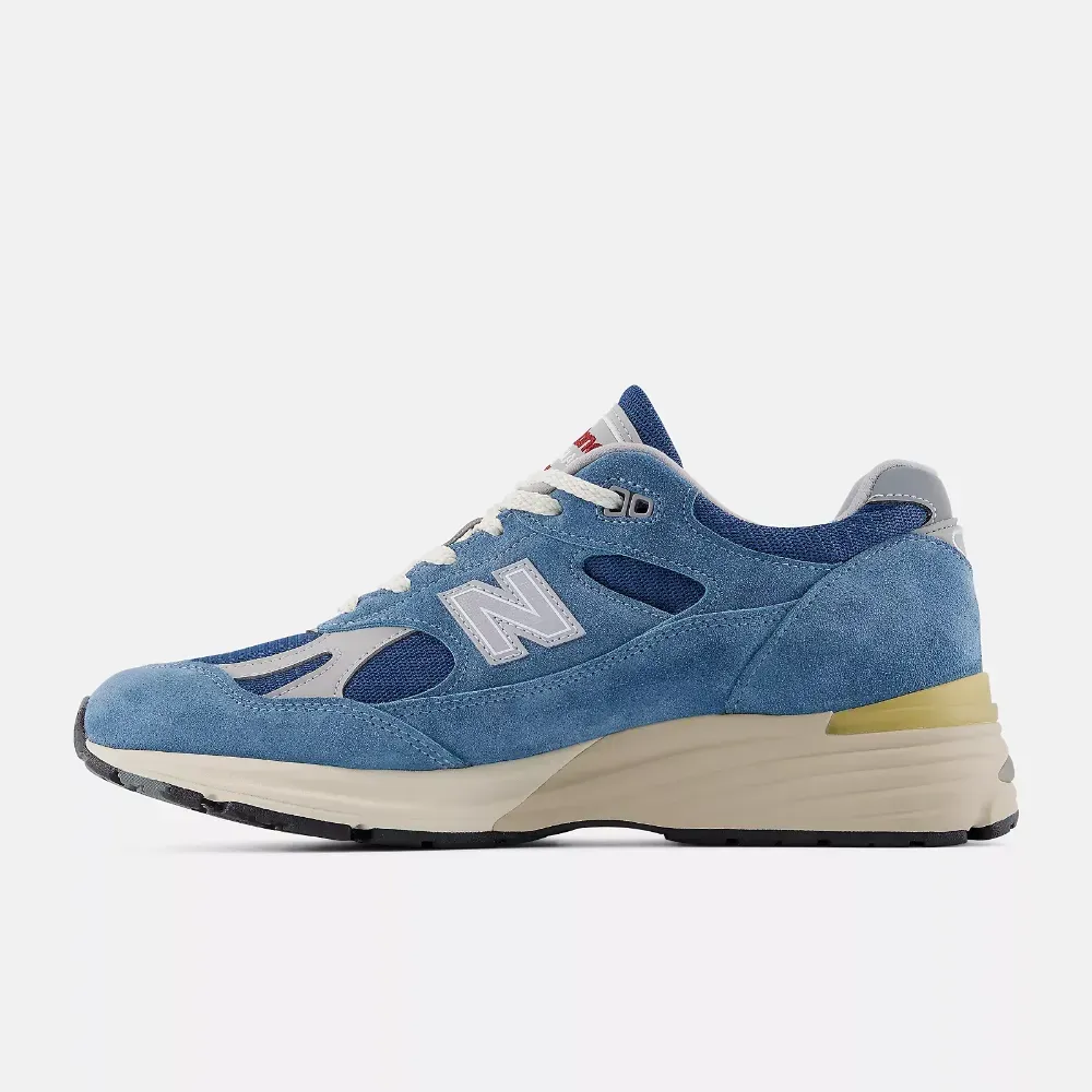 New Balance Made in UK 991V2 Bluesteel Poseidon Harbor Mist foto 3