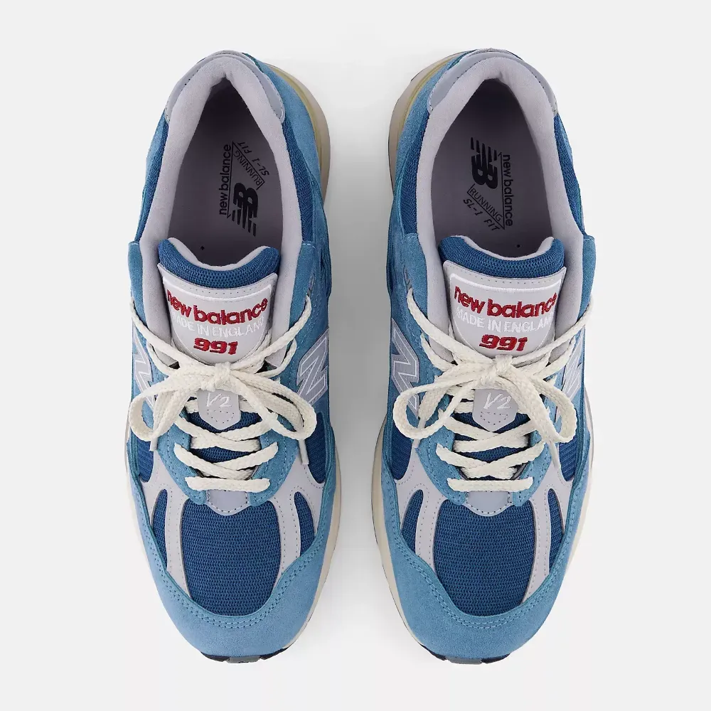 New Balance Made in UK 991V2 Bluesteel Poseidon Harbor Mist foto 2