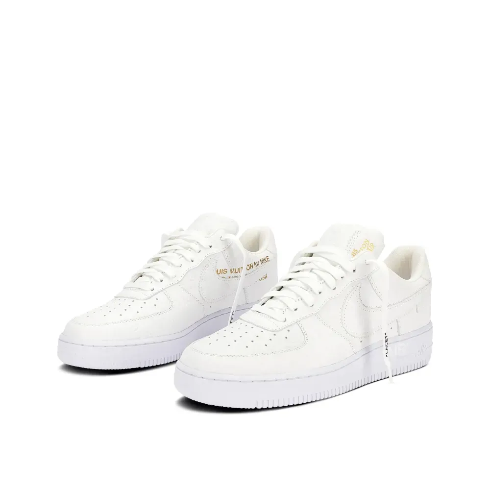 Louis Vuitton x Nike Air Force 1 Low by Virgil Abloh White - Droper