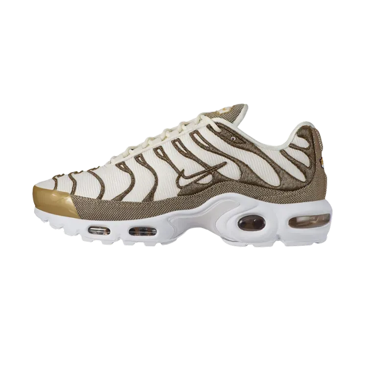 Nike Air Max Plus Pale Ivory Metallic Gold Feminino