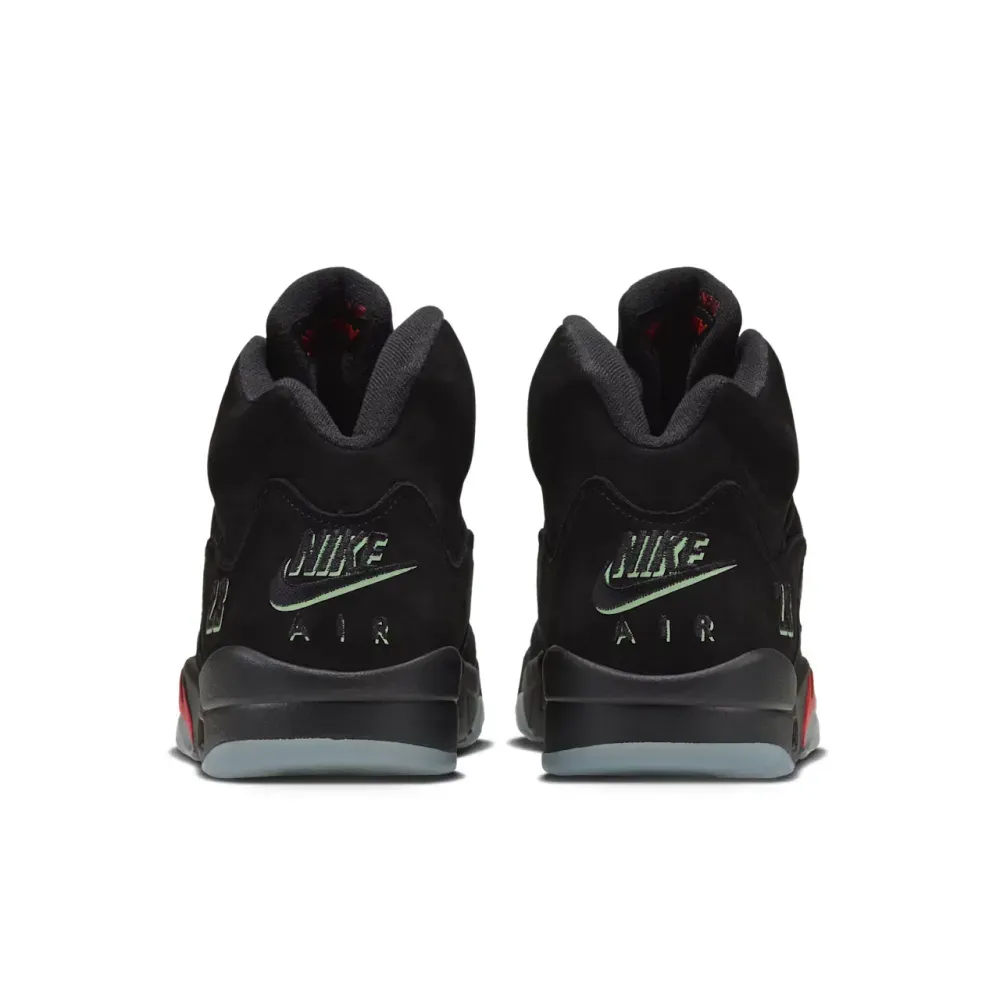 Air Jordan 5 Halloween Black Picante Red foto 4