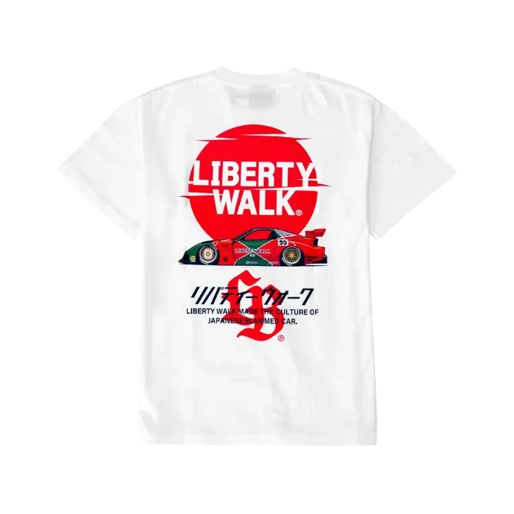 Camiseta Liberty Walk Sunrise Logo FD White