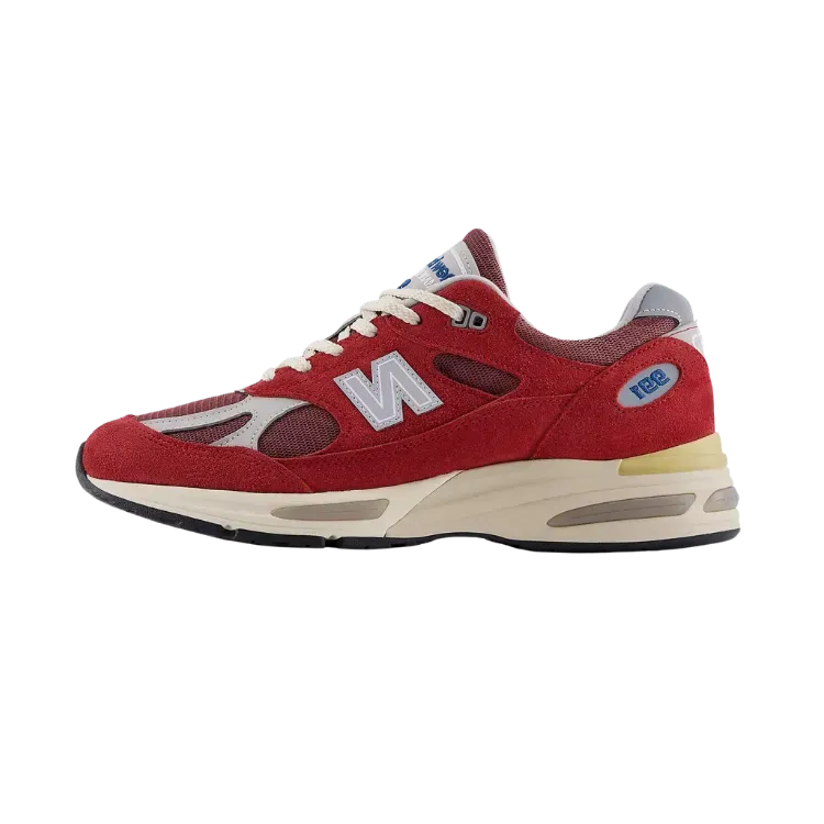New Balance Made in UK 991V2 Vintage Sports Karanda Red
