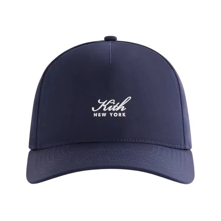 Boné Kith Script Wrinkle Nylon Snapback Nocturnal