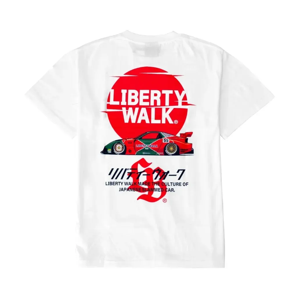 Camiseta Liberty Walk Sunrise Logo FD White foto 1