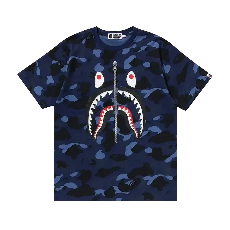 Camiseta BAPE Color Camo Shark Blue