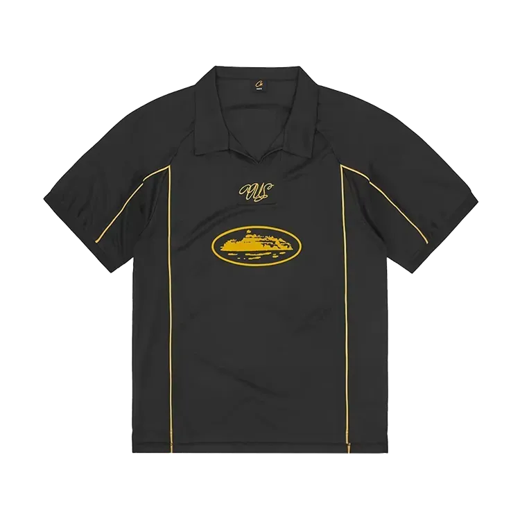 Camiseta Corteiz Talismo Football Jersey Black