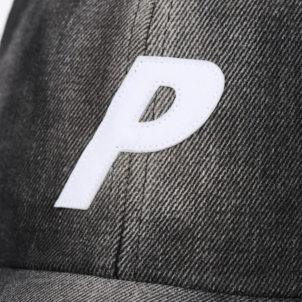 Boné Palace Bleached Denim P 6-Panel Black foto 2