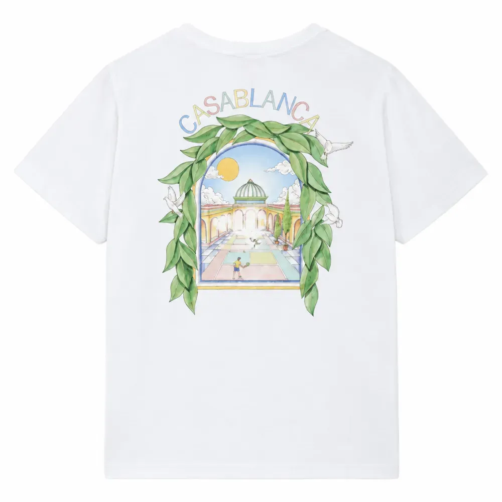 Camiseta Casablanca L'Arche De Tennis White foto 1