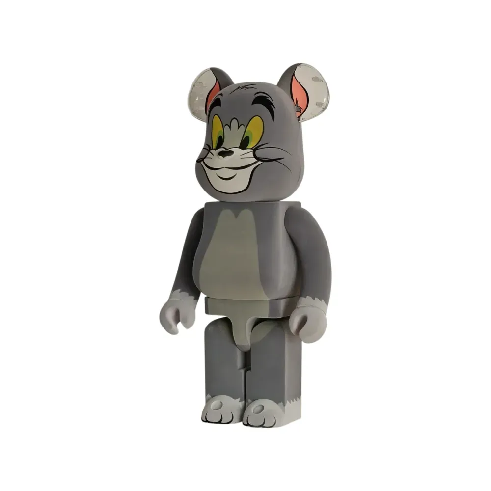 Bearbrick Medicom Toy Tom and Jerry: Tom Flocky Version Grey foto 1
