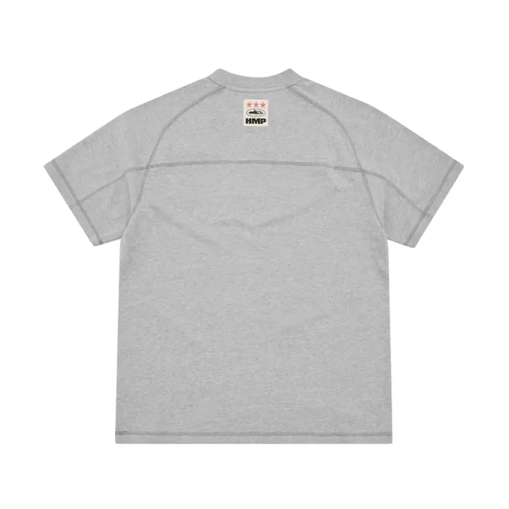 Camiseta Corteiz HMP Panel Grey foto 1