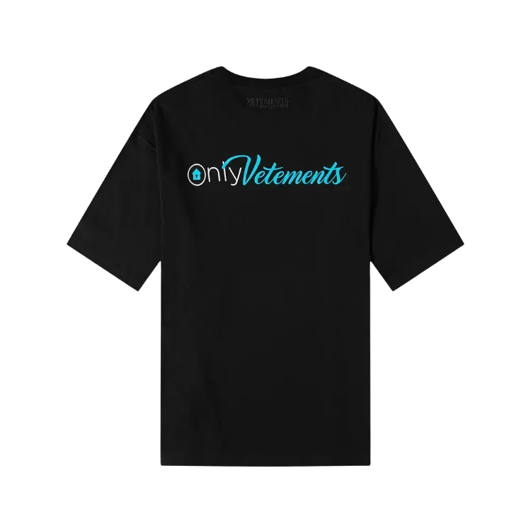Camiseta Vetements Only Vetements Black