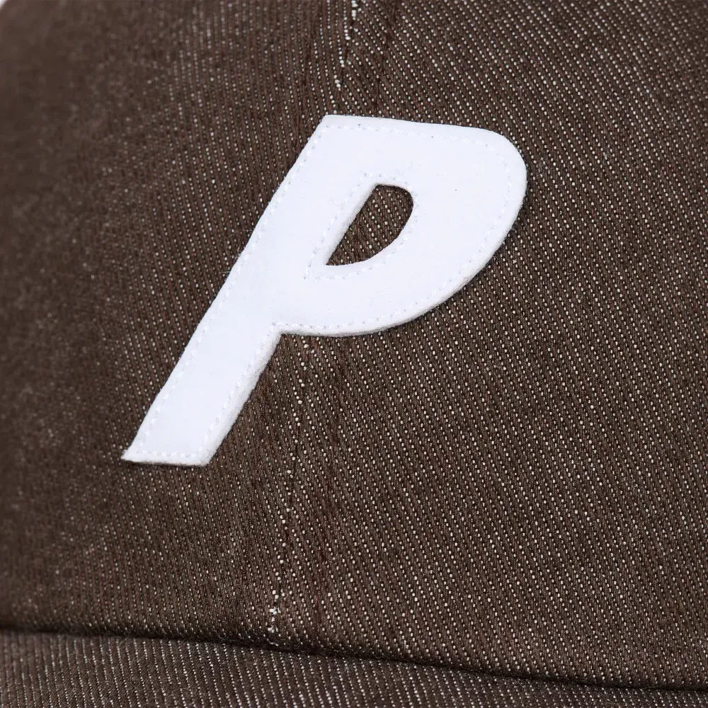 Boné Palace Bleached Denim P 6-Panel Brown foto 2