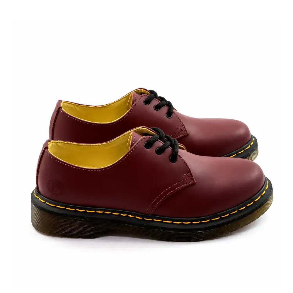 Sapato Slum Brand Street Oxford Bordeaux foto 1