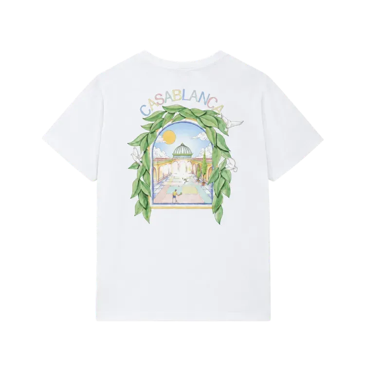 Camiseta Casablanca L'Arche De Tennis White