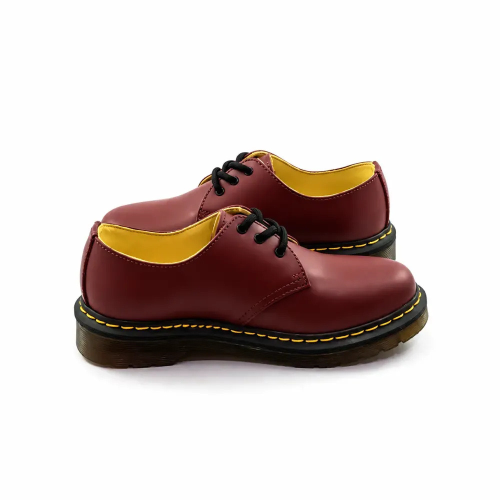 Sapato Slum Brand Street Oxford Bordeaux foto 3