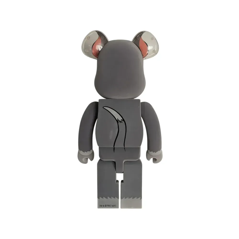 Bearbrick Medicom Toy Tom and Jerry: Tom Flocky Version Grey foto 2