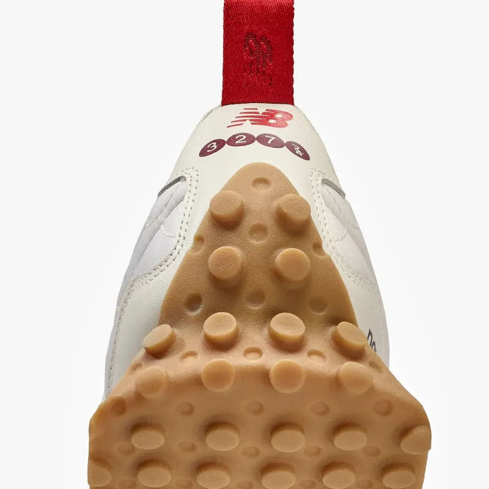 Pace x New Balance 327 The Pacer Cream White Red Gum foto 4