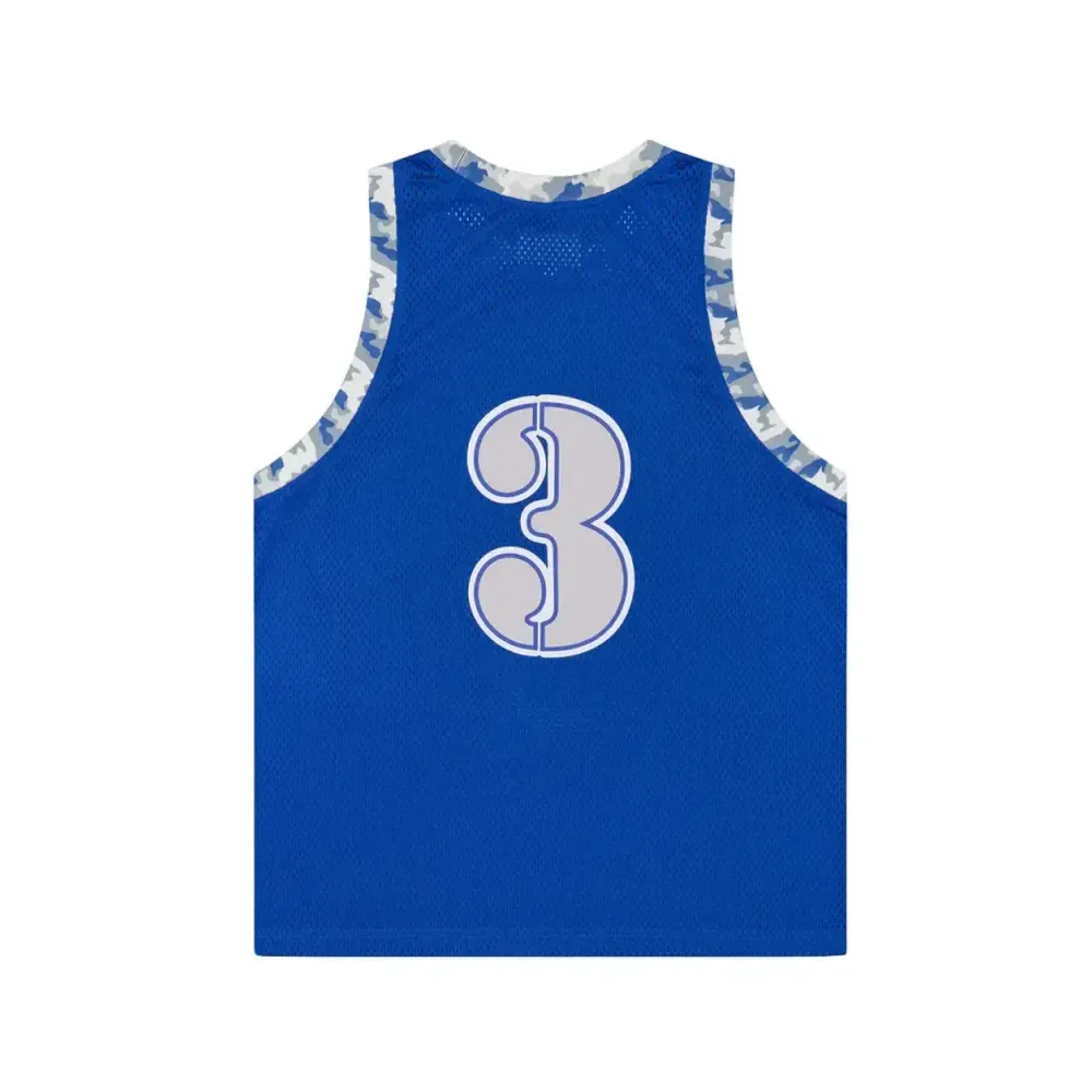 Regata Corteiz Stencil Camo Ball Jersey Royal Blue foto 1