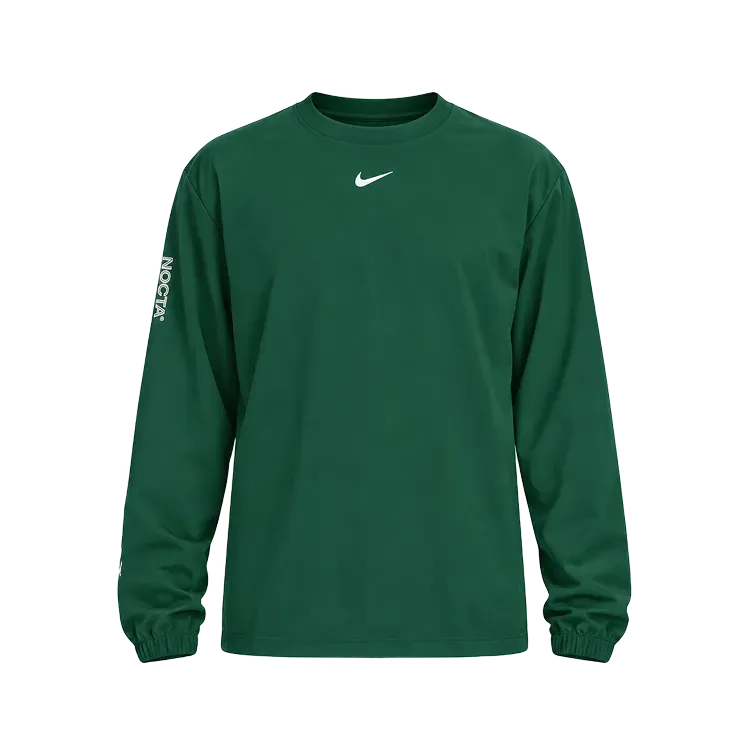 NOCTA x Nike Camiseta Long Sleeve Woven Pullover Green White